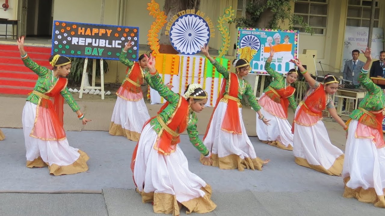Празднование Дня Республики 🇮🇳 | Школа Neiil World School, Морена | 26 января