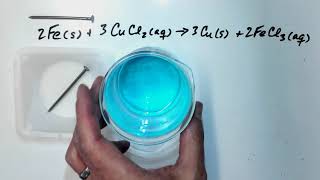 Nail in Copper(II) Chloride