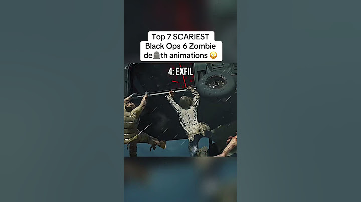 BO6 Zombies Scariest D*ath Animations! #bo6zombies #bo6 #codzombies #shorts