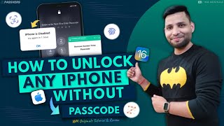 How to Unlock iPhone without Passcode if forgot (2023) iPhone Unavailable or Disabled? Unlock Now!