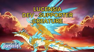 LUCENSIA // Creatures Of Sonaria | ROBLOX