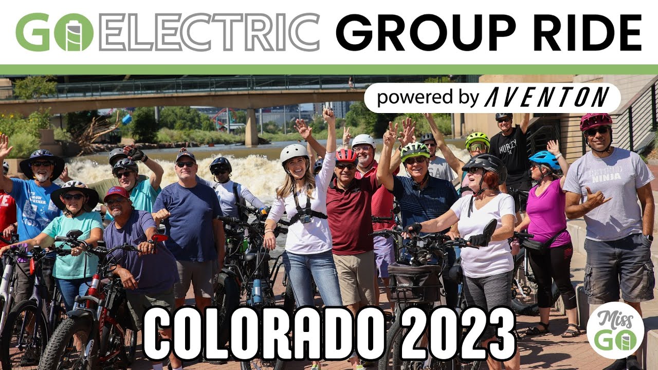 Colorado 2023 GoElectric Group Ride Powered by Aventon - YouTube