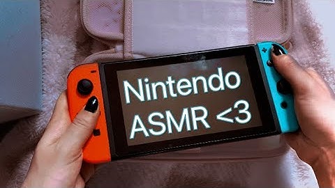 Nintendo ASMR | fast tapping, tracing, & scratching on gaming consoles & cases | whispered rambles