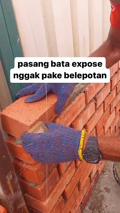 Pasang bata expose nggak pake belepotan ✨