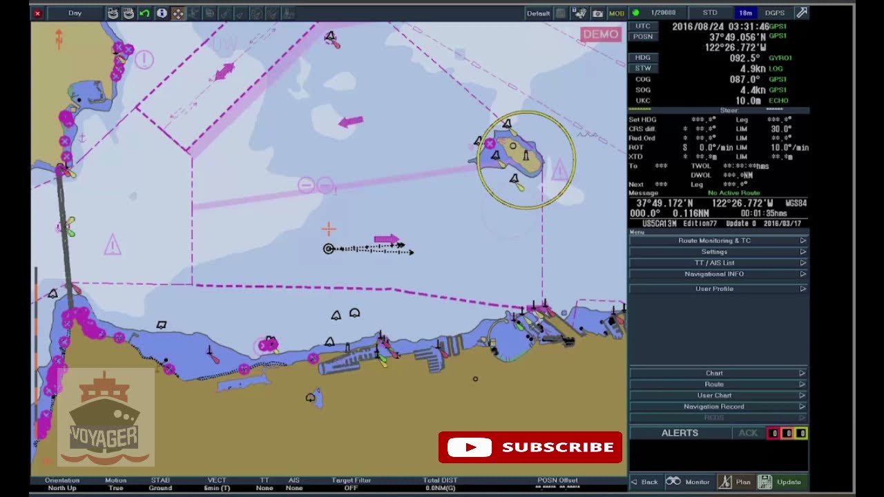 ECDIS Training and Familiarization /Tokyo Keiki EC-8100/8600 / 5.1
