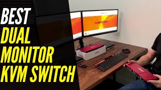 TOP 5: Best Dual Monitor KVM Switch 2022 | HDMI 2 Port Hub for Multiple Display Modes!