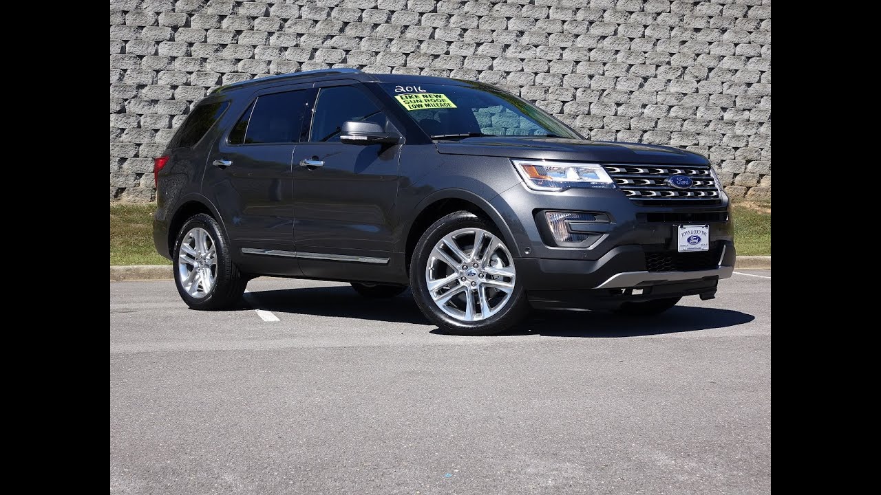 16 Ford Explorer Limited Review Walkaround Youtube