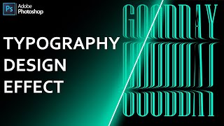 Typography Design Effect In Photoshop cc 2021 | Photoshop Tutorial screenshot 5