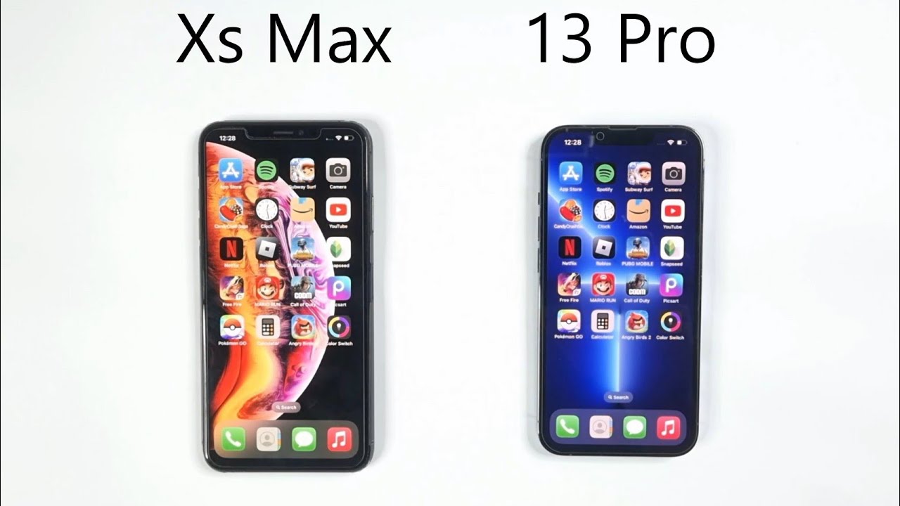 iPhone Xs Max vs iPhone 13 Pro - SPEED TEST! - YouTube