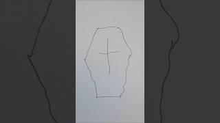 How To Draw A Halloween Coffin Easy Step By Step Halloween-Sarg Zeichnen Schritt Für Schritt