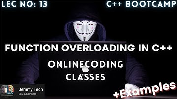 Lec_14, Function overloading in C++ Pashto BootCamp
