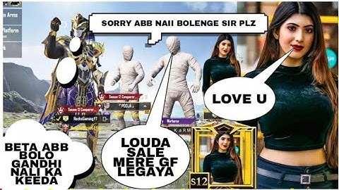 😭Random RICH & PRO girl call me noob 1v3 tdm CHALLENGE, Randoms Call me begger 🤬 , pubg Randoms