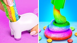 ¡Guau! Caramelo de Unicornio Arcoíris 🌈😋 Mejores Gadgets y Juguetes Antiestrés