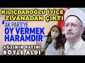 Kılıçdaroğlu İyice Zıvanadan Çıktı: AK Parti'ye Oy Vermek Günahtır dedi. Halk Ağzının Payını Verdi