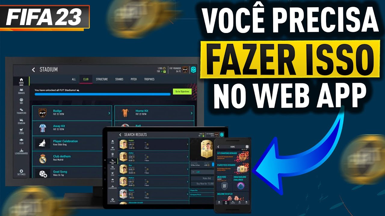 Companion App e Web App do FIFA 23: como gerenciar o Ultimate Team