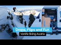 Drops, Flips &amp; Fun Skiing in Kaltenbach | Vanlife Skiing Austria