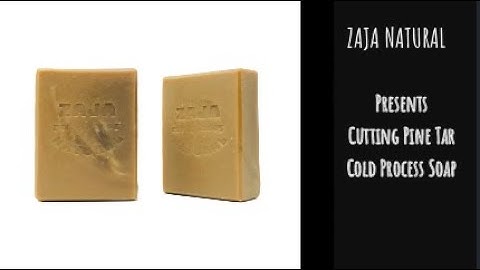 Cutting Pine Tar Soap | by ZAJA Natural