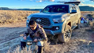 2021 Tacoma TRD Off Road ESP15: Minimalist Style Truck Camping in 20F Temperature