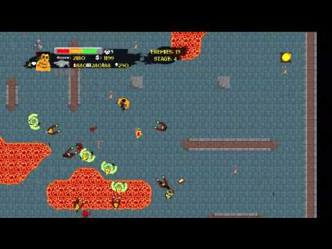 Undead Empire: Hellfire - Wave 4 to 5, Crows, Action, Died Zombies HD Gameplay (XBLIG) Xbox 360