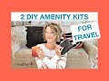 2 DIY Amenity Kits (For the Airplane)