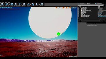 Unreal Engine 4, изменение размера солнечного диска через Skybox (Sky sphere)