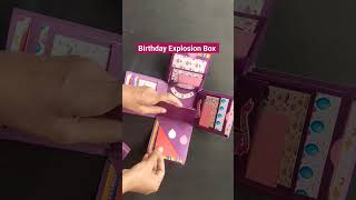 Birthday Explosion Box #giftbox #diybox #birthday #handmade