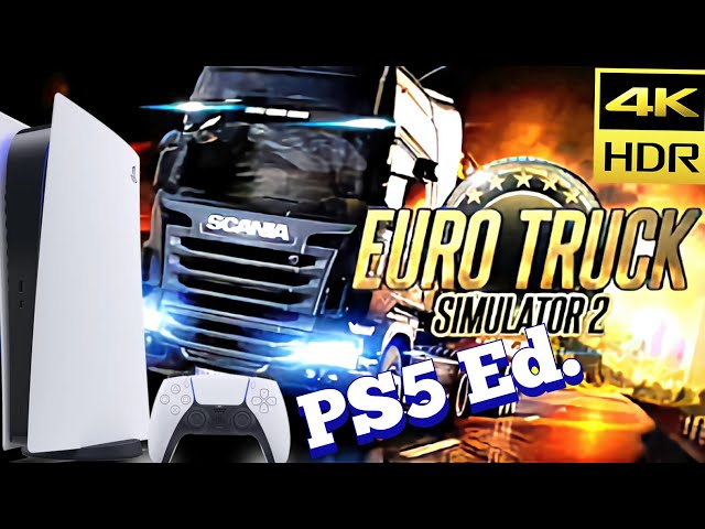 ETS2 de Console? PS5 GAMEPLAY 4K 60fps - SCANIA R 