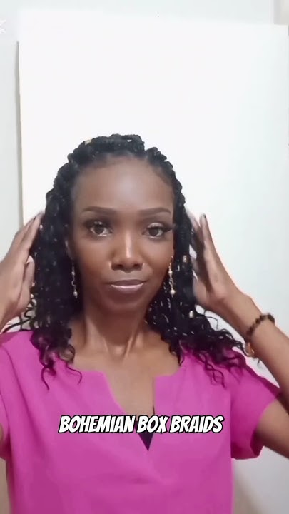  Bohemian box braids tutorial! #shorts #braids - YouTube