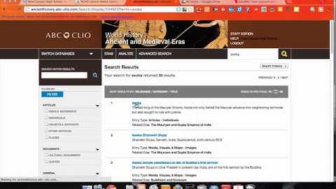 Exporting ABC-CLIO citations to EasyBib
