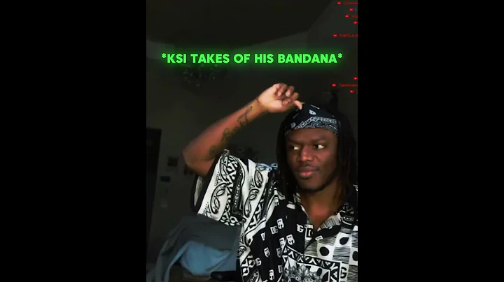 KSI takes off his bandana💀😭😭 #ishowspeed #football #trollface