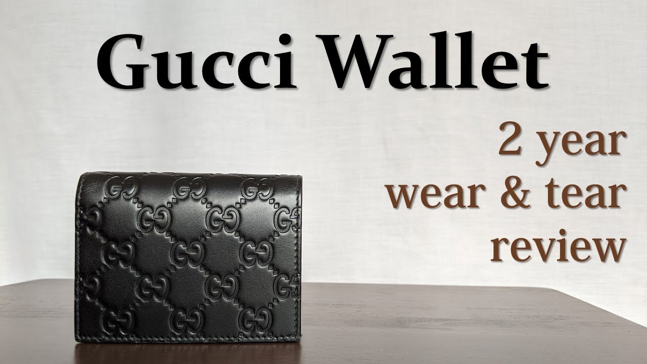 GUCCI WALLET.. ONE YEAR LATER