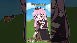 my loudest scream yet all cuz of some GOLF #anime #animation #hololive #vtuber #envtuber