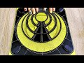 🌀 🖤💛 Hypnotic Spirograph | A Mesmerising Visual Escape 💛🖤🌀