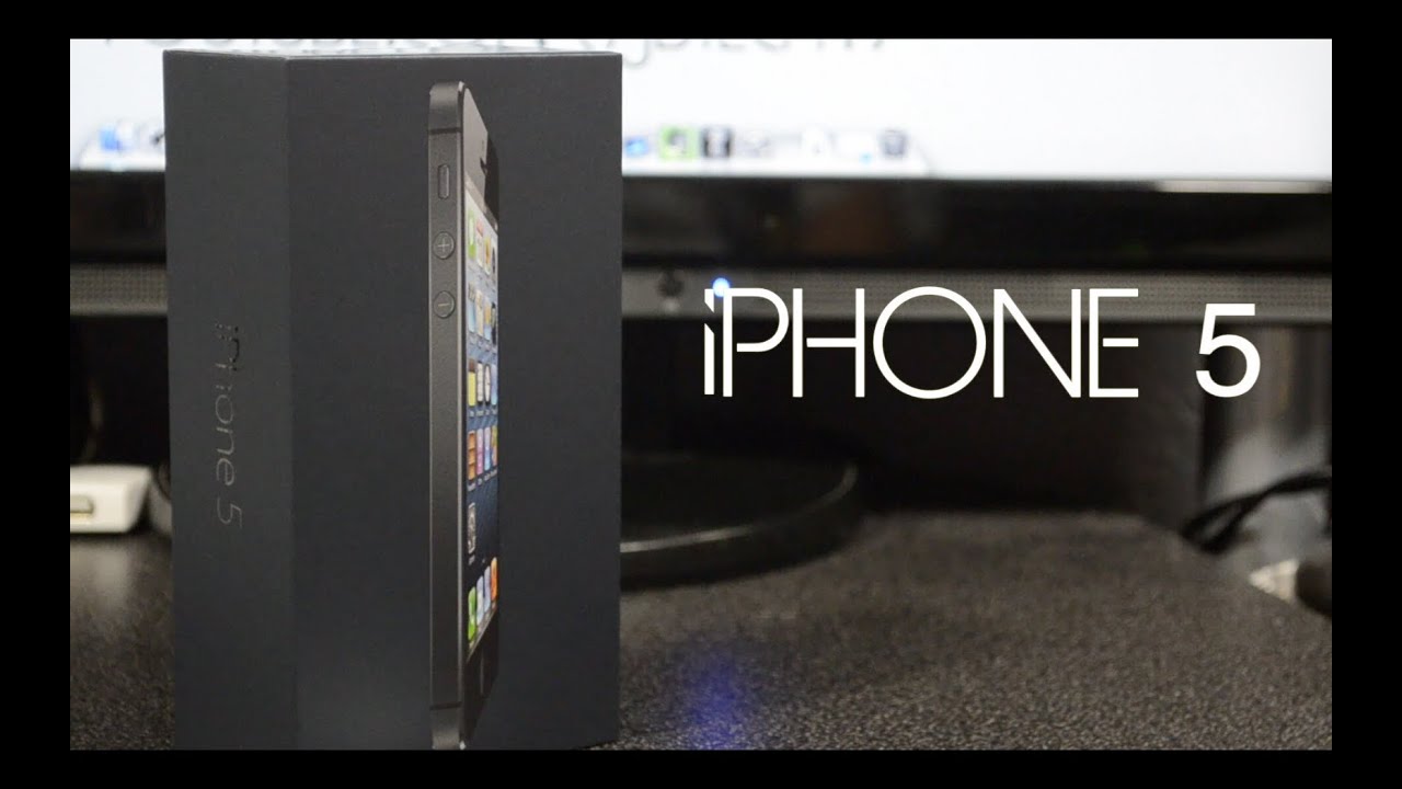 スマートフォン/携帯電話 スマートフォン本体 Unboxing: iPhone 5 Black & Slate [64GB]