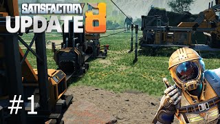 Let's Play Satisfactory Update 8 |Ep.1| STARTER FACTORY