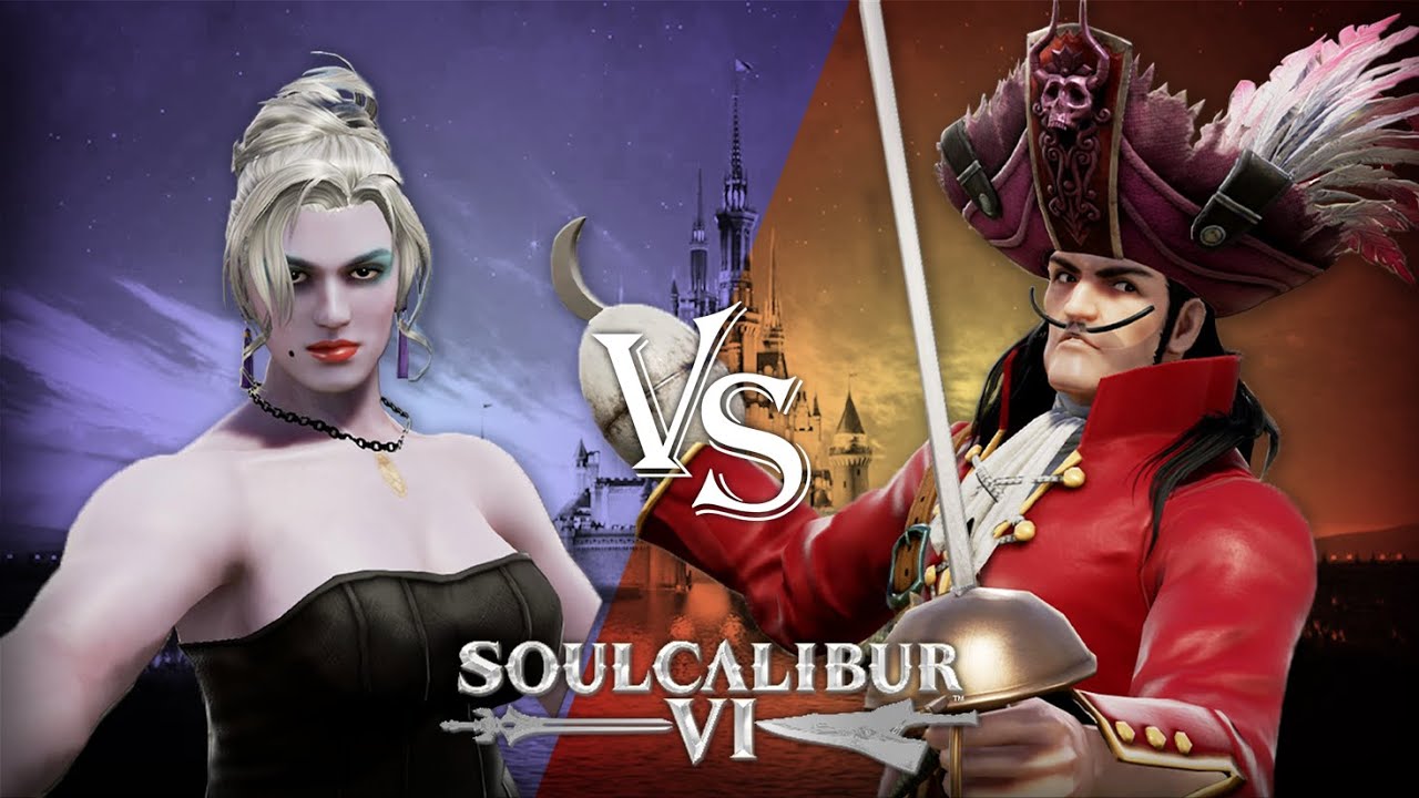 SoulCalibur 6 | Ursula vs Captain Hook | Disney Villainous