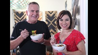 Flambeed Prawns In Y Rum Sauce & Kiwi Burgers By Simon Gault