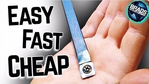 Wood turning - How to make Carbide Turning Tools CHEAP & FAST