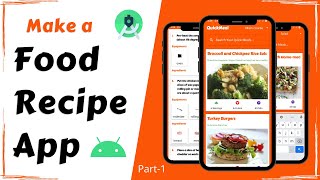 Make a Food Recipe App | Android Project | Full Tutorial Part - 1 screenshot 2