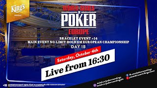 🇩🇪 🏆 €10,350 WSOPE MAIN EVENT No-Limit Hold&#39;em European Championship - Day 1B [BRACELET EVENT #14] 👑