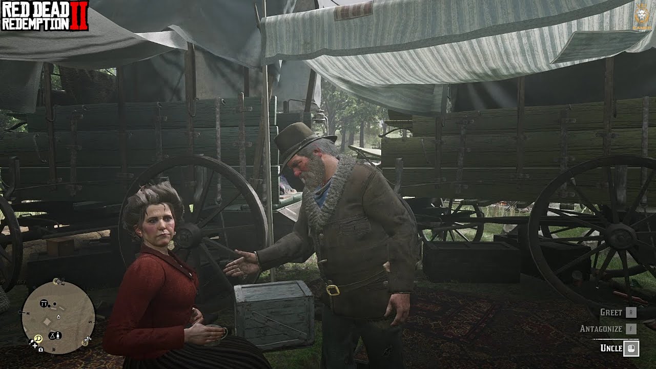 RDR2 - Uncle Asks Ms. Grimshaw Out On A Date - YouTube
