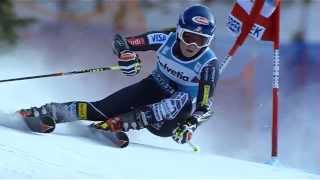 Super Slow Mo of Olympic Gold Medalist Mikaela Shiffrin