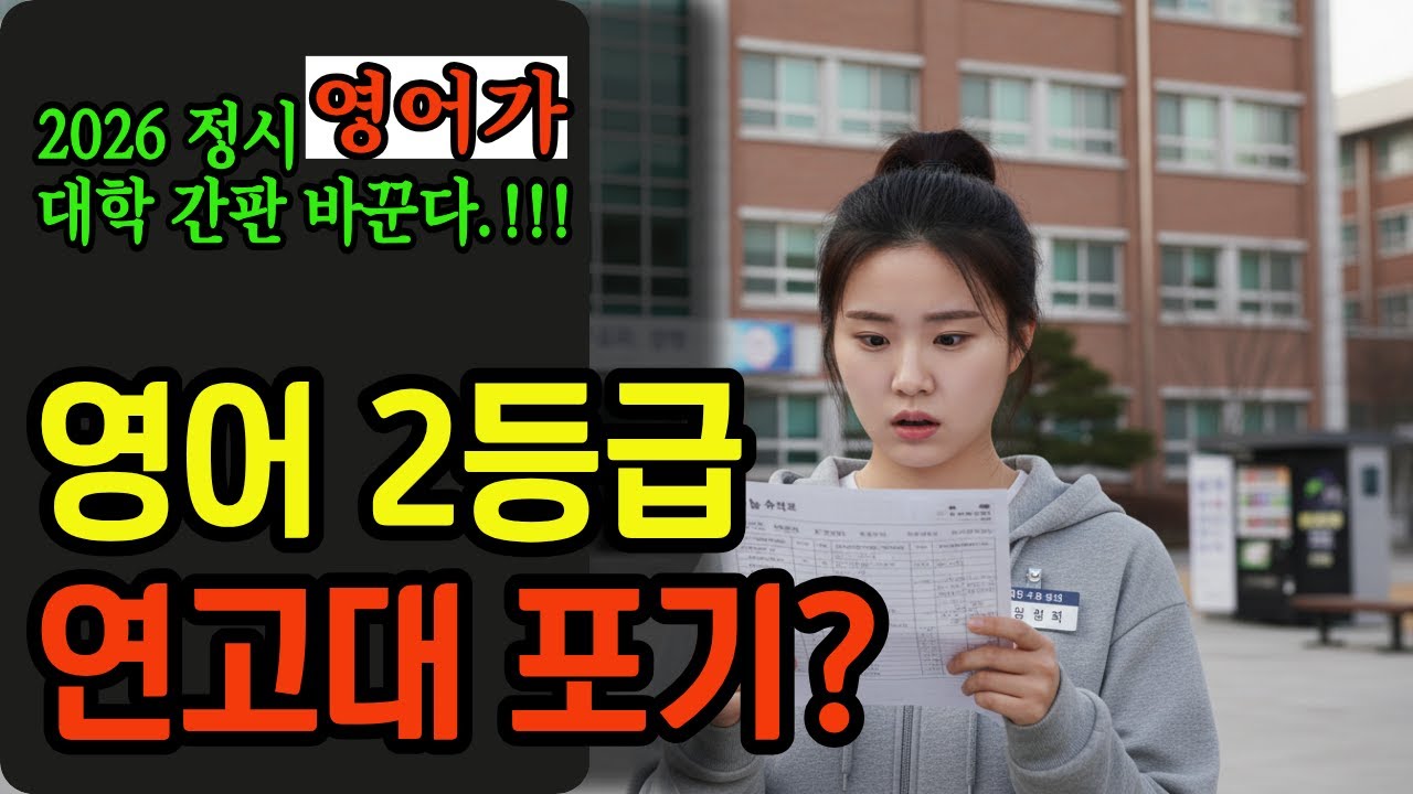 2025.12.15 [2026 정시, 영어가 대학 간판 바꾼다 ] 