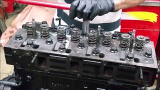 REVISIONE MOTORE YANMAR 4TNE92 4TNE 92 VIDEO settima parte ENGINE REPAIR