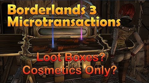Borderlands 3 Microtransactions: Loot Boxes or Cosmetics Only?