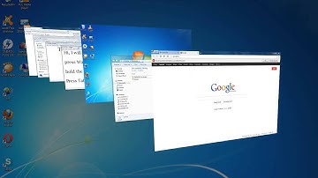 How to use aero 3D flip in windows 7
