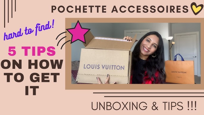 Unboxing the Louis Vuitton Pochette Accessoires 🤍 It was the last one, Louis  Vuitton Pochette