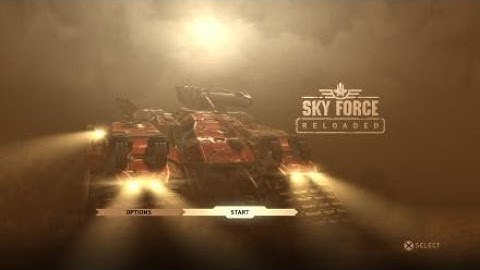 Sky Force Reloaded: the opening scene