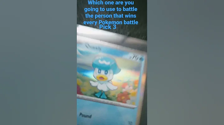 which one are you going to use to battle the great...