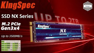 Серия KingSpec NX — твердотельный накопитель NVMe PCIe3 — ПК и ноутбук — до 3500 МБ/с — распаковка